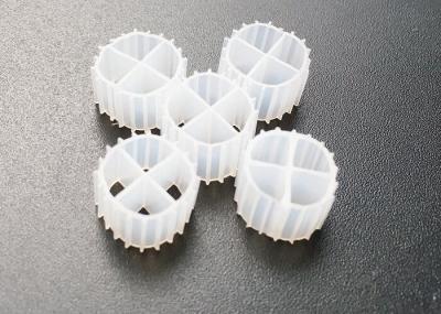 Portador de Mbbr Hdpe branco do filtro K1 da cor 11*7mm do bio bio que flutua Bioballs