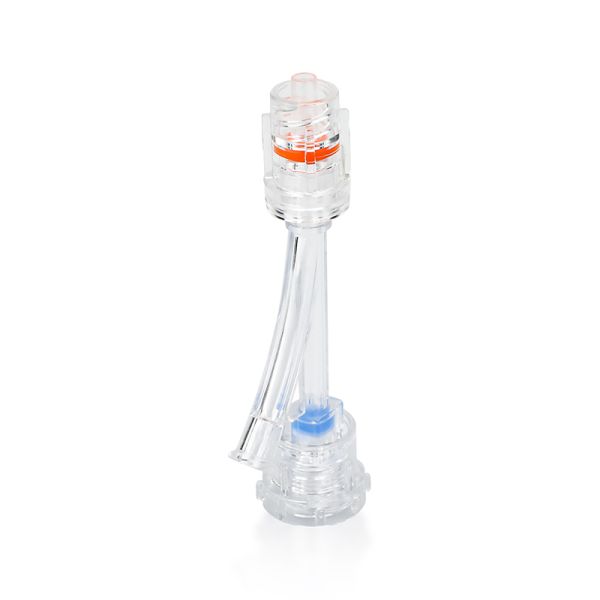 Standard Type Rotary Y Valve with Rotating Male Luer for Infusion Sets, available in sizes 0Fr–7Fr / 0Fr–9Fr and with a length of 80.70 mm.
