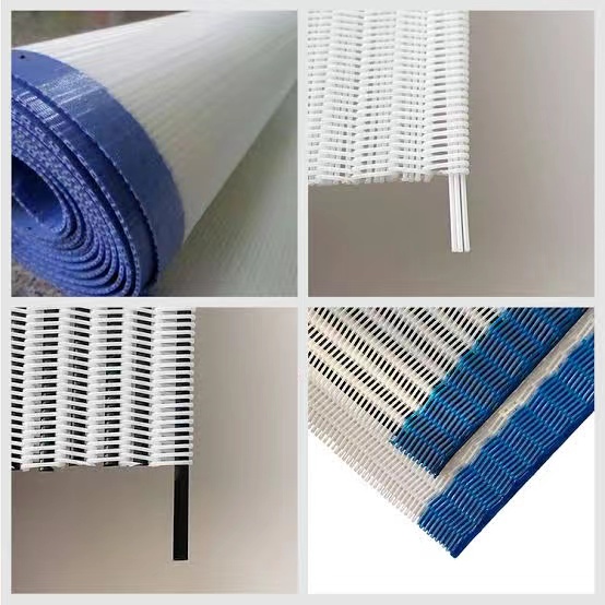 Pressure Filter Spiral Mesh Belt PPS Spiral Filter Fabric For Sludge Dehydrating
