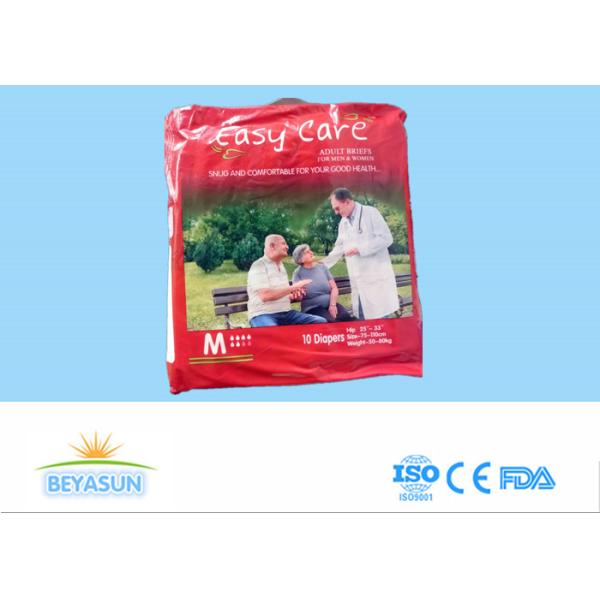 Disposable Adult Diapers For Medical Care With Non Woven Top Sheet And Wetness Indicators