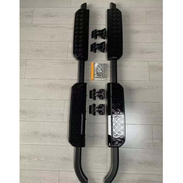 Glossy Black Nerf Bar Running Boards For 2020+ Land Rover Defender 110 130 Aluminium Alloy Side Auto Step Bars