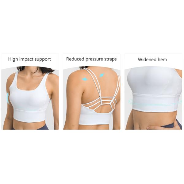 Wholesale Nude Women Sports Bra New Fashion Sxey Yoga Running Bra Tops