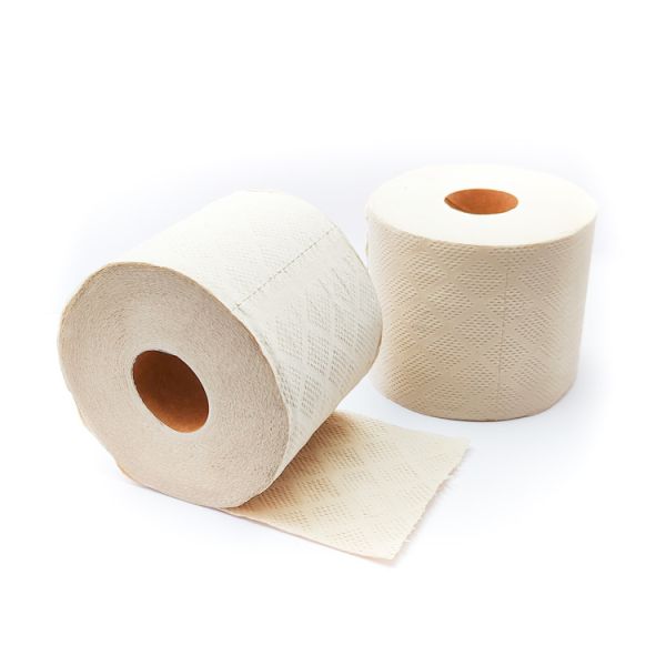 High quality custom logo printing Soft and Strong organic bamboo label toilet paper