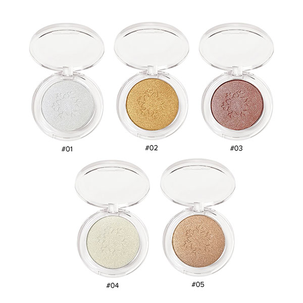High Pigment Shimmer Pigment Pressed Powder Contour And Highlighter