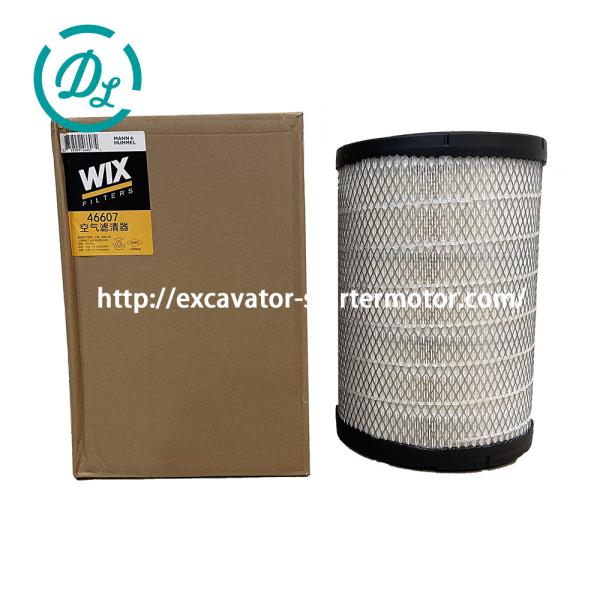 Pièces détachées pour excavatrice Wix 46607 Filtre d'air à joint radial lourd