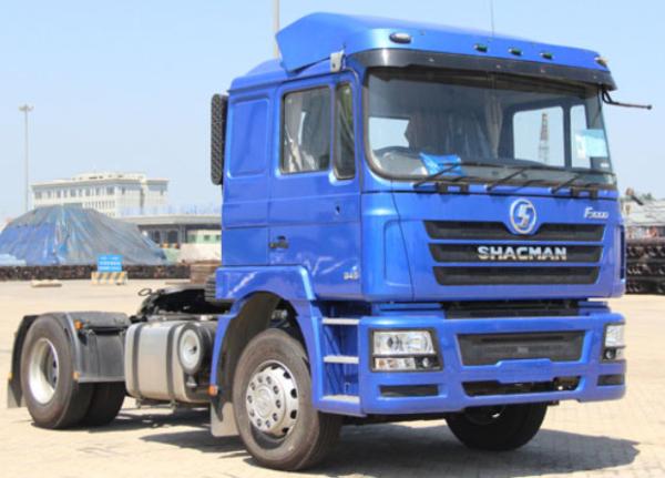 Azul SHACMAN F3000 cabeça de tractor 4x2 430hp EuroII Tractor cabeça de caminhão