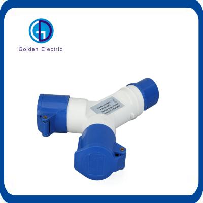 Tipo de interface do cabo CCC Certificação 2p E IP44 230V 2p 3p 16A 2/3 Way Industrial Plug