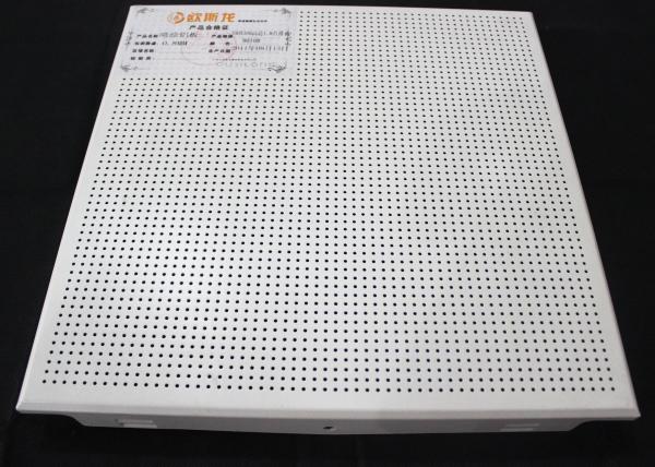 Interior Decor Aluminum Acoustical Ceiling Tiles With Electrostatic Powder Coating