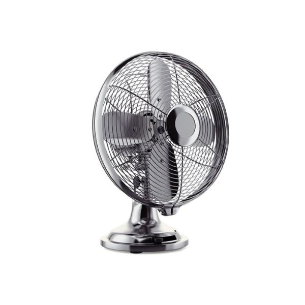 Metal 12 Inch Electric Desk Fan 3 Speed 40W 120V Onyx Copper Finish