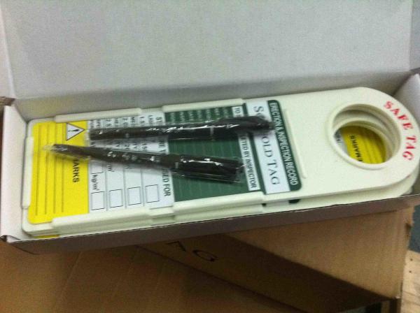 Scaffolding Safe Tags Holder Lockout Tags Insert For Construction Site Warning Signs
