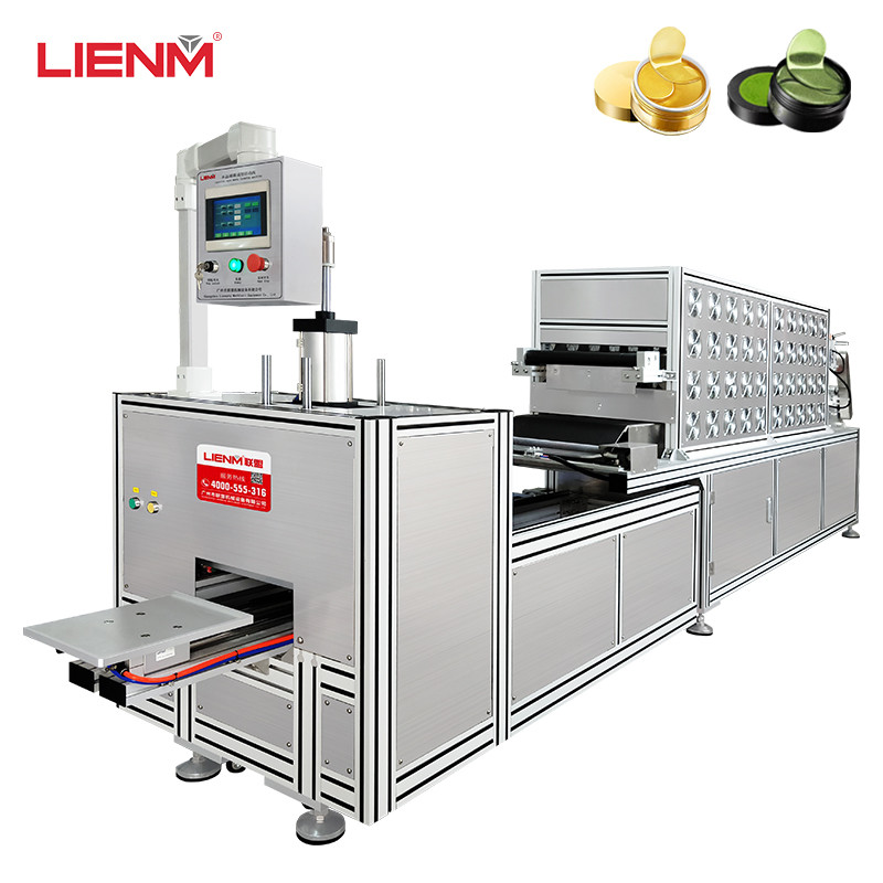 New Automatic Cosmetic Crystal Eye Mask Filling Machine Forming Line For Skin Care Eye Patches Gel