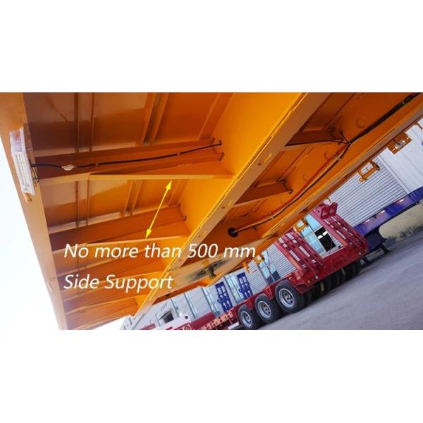 Прицеп для контейнеров с двумя осями для грузовых автомобилей 20FT ISO Tank Container Flatbed Semitrailer