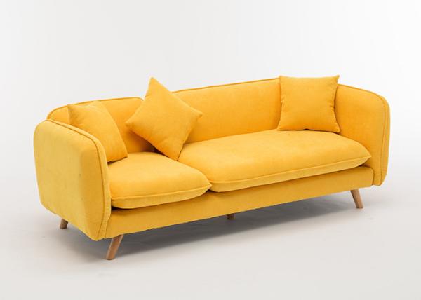 Modern Contemporary Bedroom Furniture Customized Three Seater Fabric Sofa