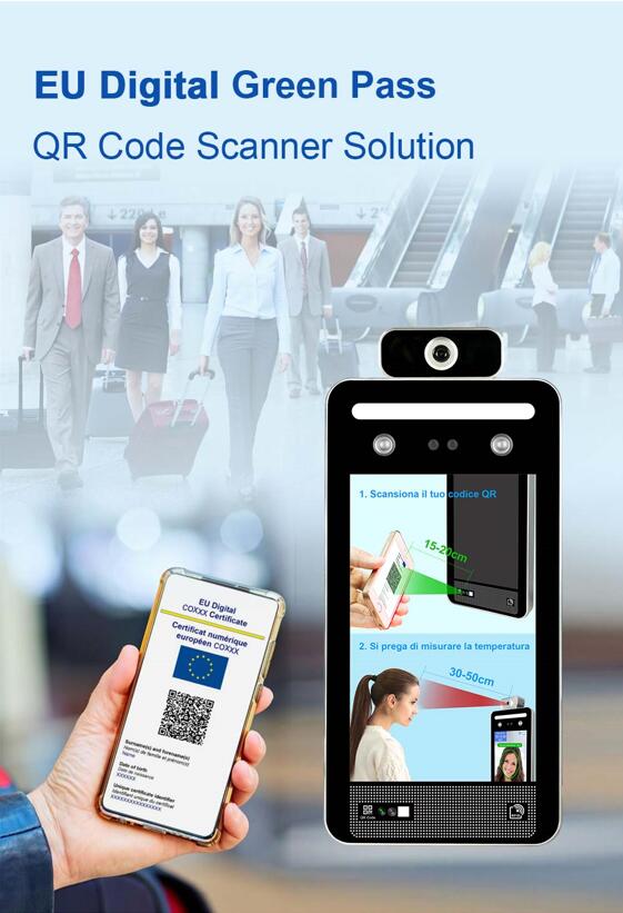 Блок развертки ЕС QR блока развертки температуры распознавания лиц USB RS485
