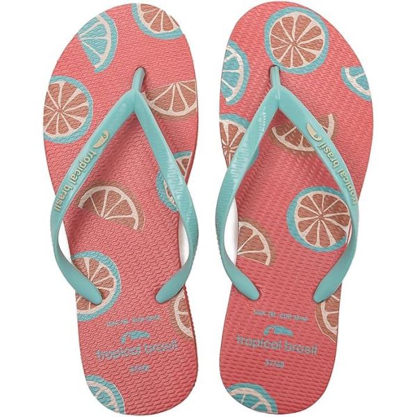Styles d'impression tropicale Flip-flops féminins Fitflop sandales d'été pour décontracté