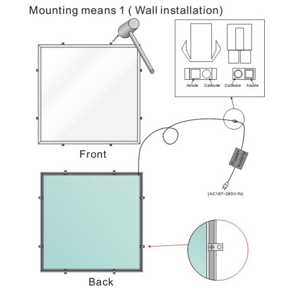 Удивительная яркая дешевая цена светодиодная панель свет потолок плоский светодиодный свет 60 * 60cm для продажи