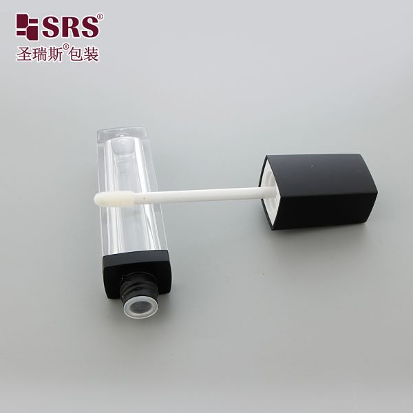 SLS011-8ML Square Luxury Portable Empty Lip Gloss Liquid Highlight Bottle Applicator