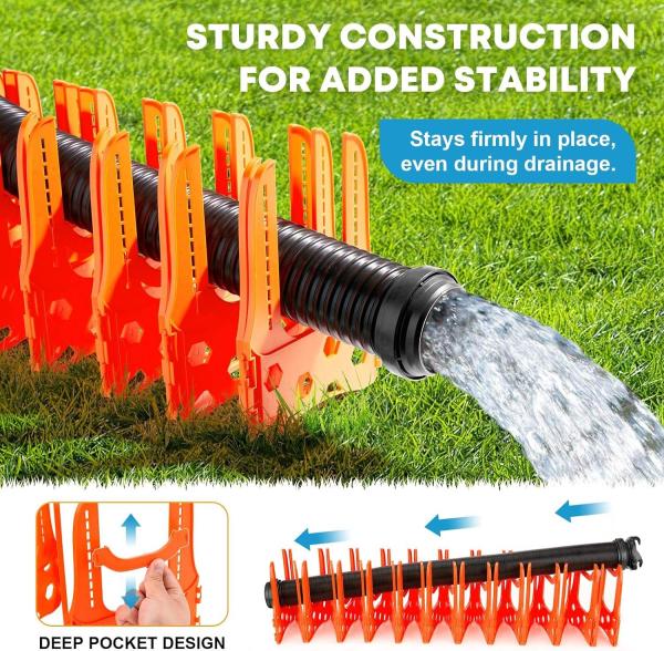 Patent Universal RV Sewer Hose Support  Stable Bridge Kit for Motorhome, Camper  Caravan Waste Line Protection