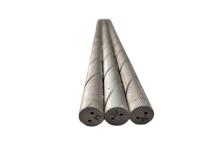 13.0g/Cm3-15.58g/Cm3 Rodas de tungstênio espiral com roscas com buracos de resfriamento duplos