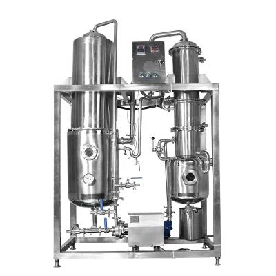 Único evaporador de filme de queda do álcool etílico do efeito 5kg/h