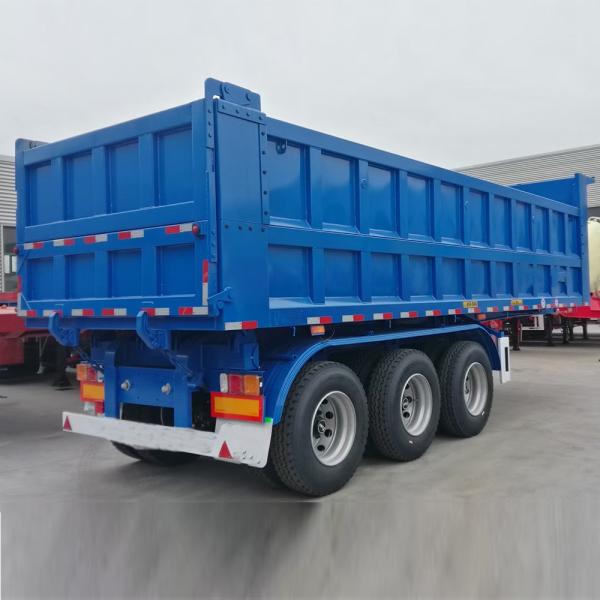 ABS Anti-lock Braking System Tri-Axles 30-80 Tons 40cbm Dump Trailer for Utility Needs