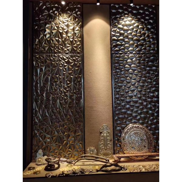 Luxury Stainless Steel Screen Titanium Hotel Lobby Aluminum Room Divider Screen