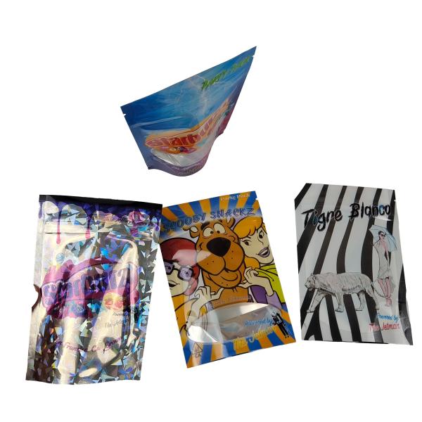 Mylar Bag For Chocolate Bean Sugar Delicious Food Coffee Doypack Stand up Pouch With Hang Hole