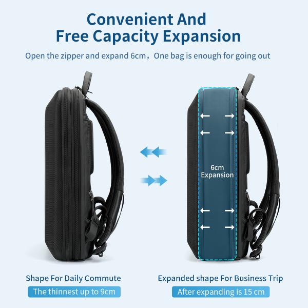 T-B9152 Expandable High Quality Low Moq Business Travel Backpack Leisure Sport Backpack For Men