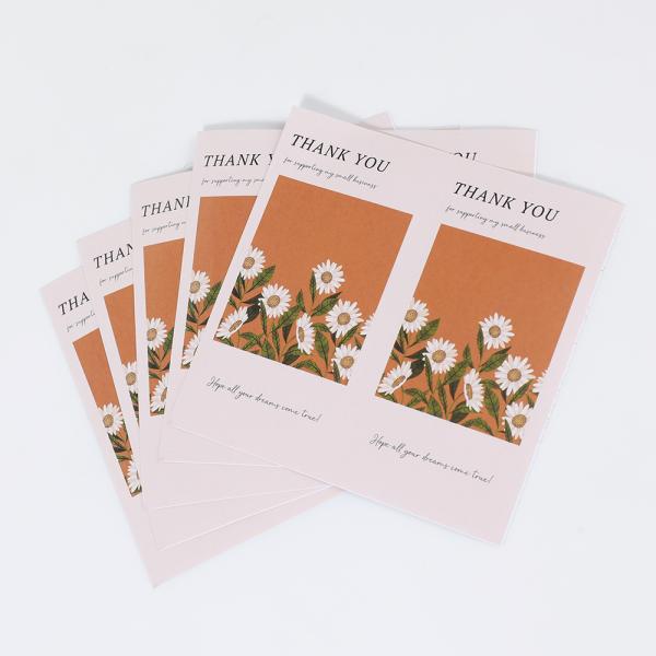 Водонепроницаемая бумага прямоугольник Спасибо наклейки Подарок Декорация Упаковка Печать наклейки