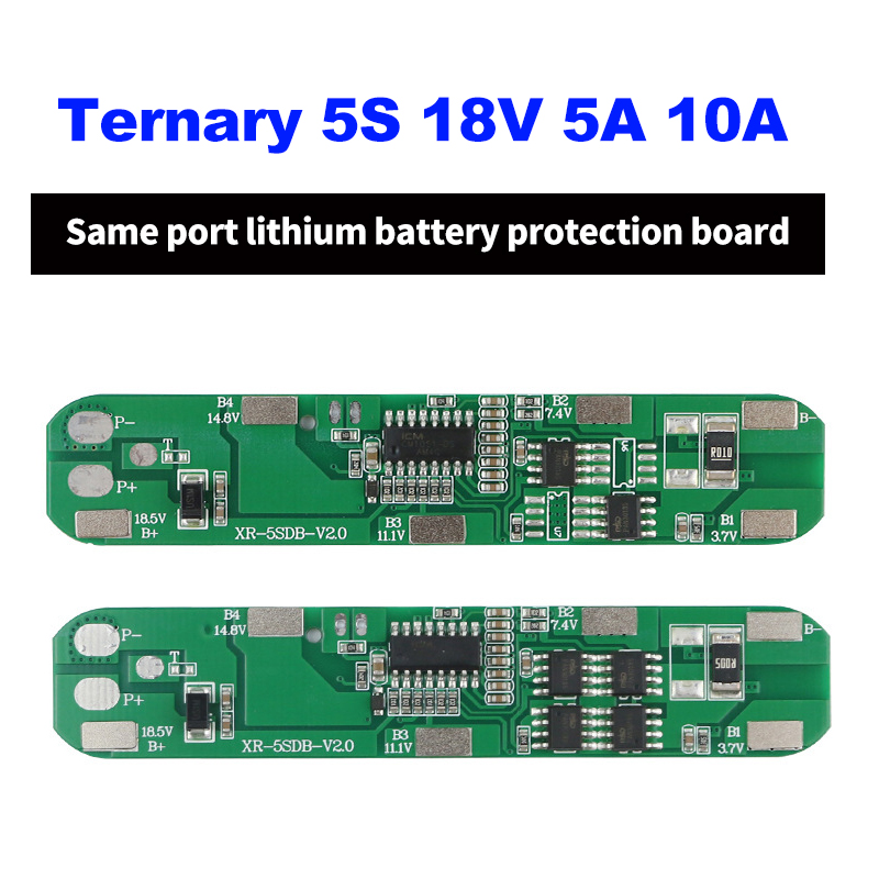 18V 5S Solar LED Lighting Lamp Power Tools with 18650 Li-ion Battery 5A 10A Protection Board BMS Balanced PCB PCBA Base Material