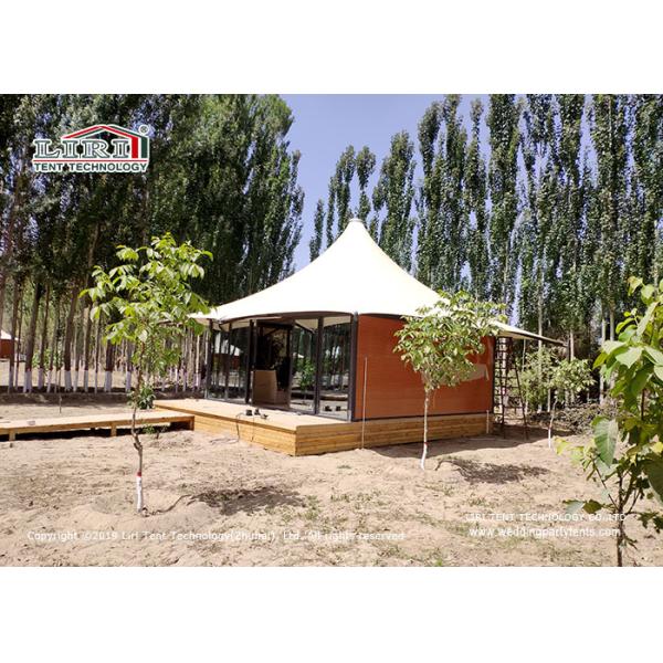 шатры Глампинг 2 человек ширины 5м роскошные с деревянной системой настила