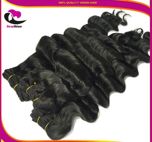 Free Shipping Natural Black 10A Grades 100% Virgin Indian Hair Big Loose Wave With 4*4inch Lace Closures 10inch-30inches