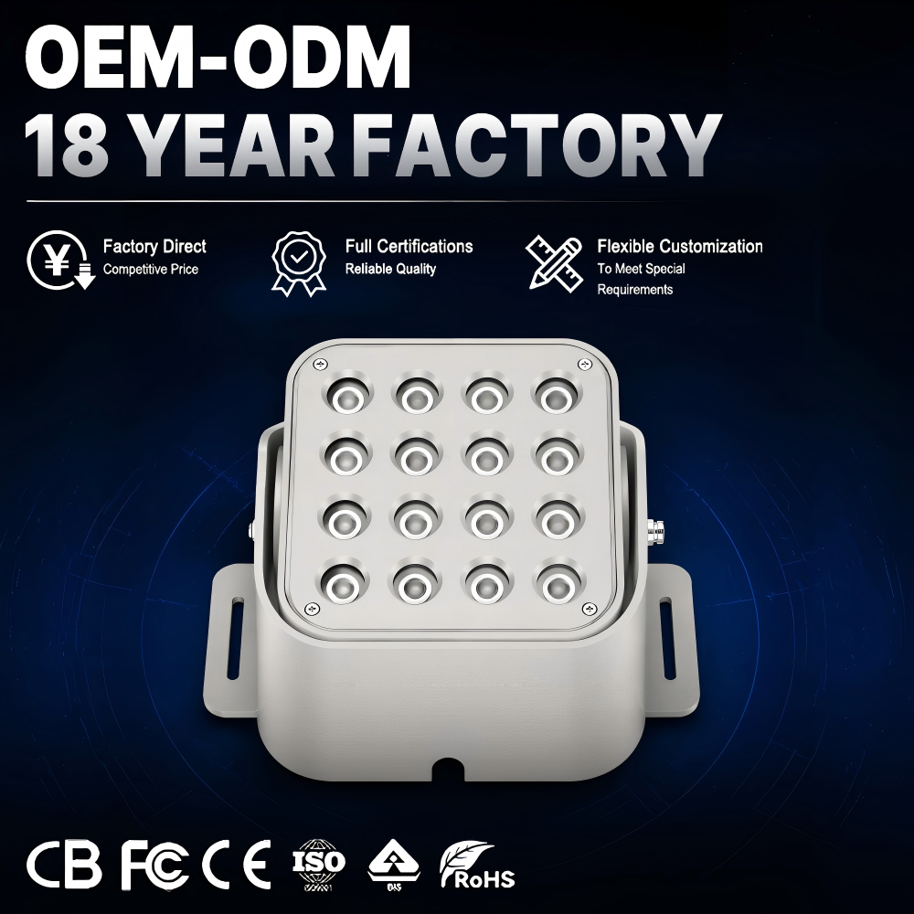 9W-36W LED Tree Up Lights 3in1 4in1 DMX512 DC24V IP65 Aluminum Garden Landscape Lighting