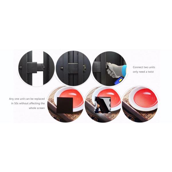 Indoor Full Color LED Display Wide Viewing Angle No Drag High Resolution