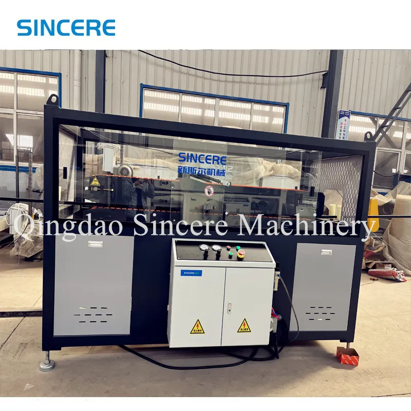 Ligne d'extrusion de tuyaux en spirale de remontage des eaux usées équipement d'extrusion de tuyaux en acier renforcé en plastique