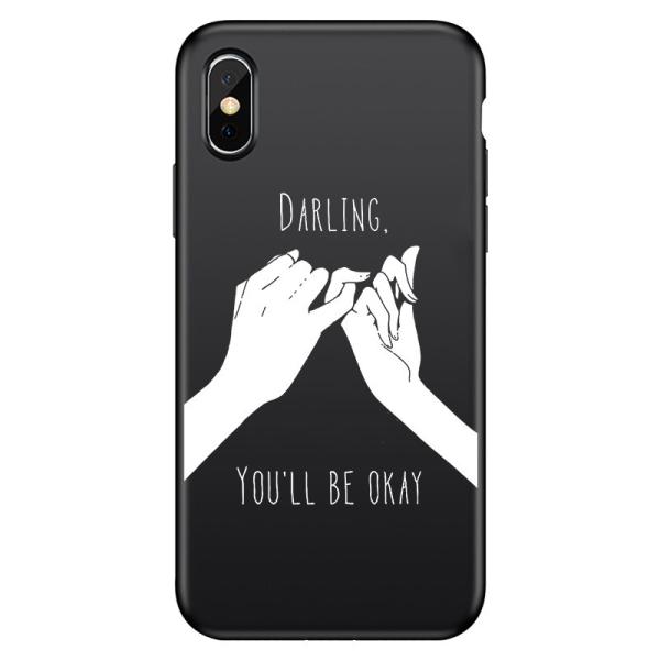 Fashion Designer Cell Phone Cases Cute Painting Finger Print Free Shockproof