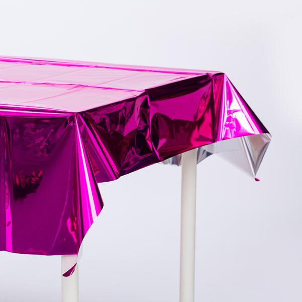 Настраиваемая водонепроницаемая ПЭТ алюминиевая фольга столовая скатерть для игрушек / подарков