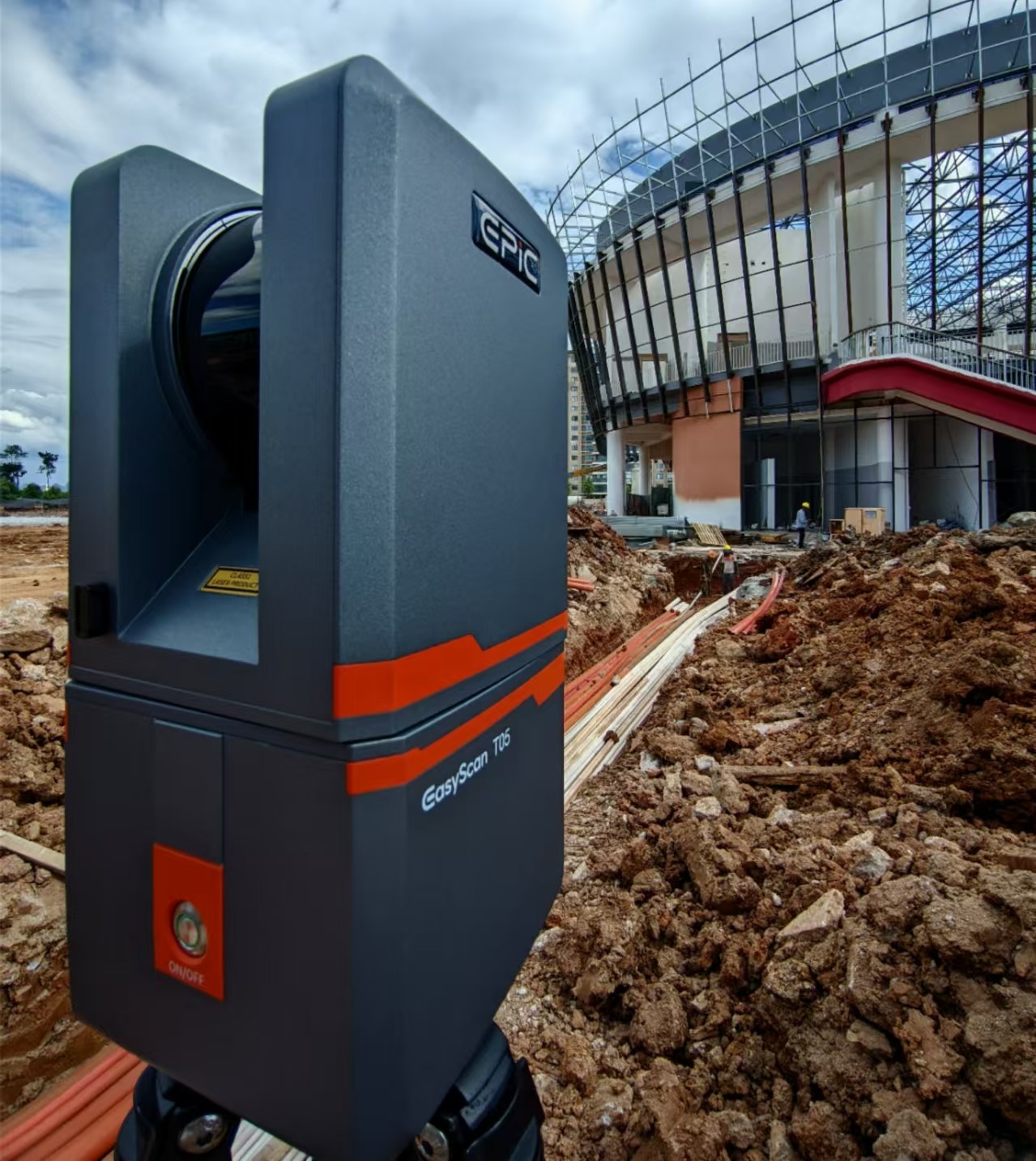 Наземный 3D лазерный сканер LiDAR EasyScan T05 Строительство 2D 3D измерение