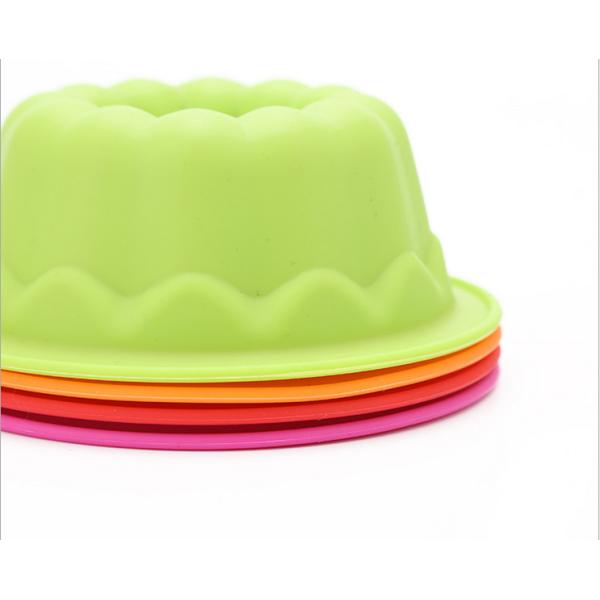 Bowl Shaped Silicone Kitchenware Products , Muffin Individual Silicone Cupcake Molds
