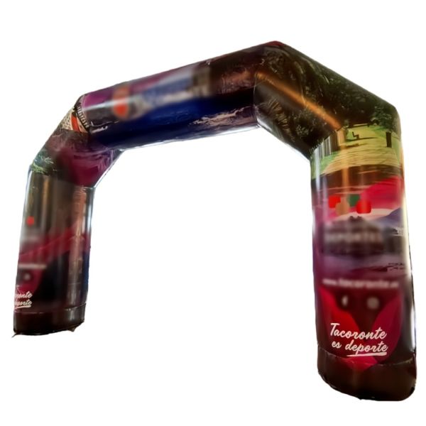 Durable Waterproof Inflatable Arch with Customized Color Options for Sports Events and Advertising