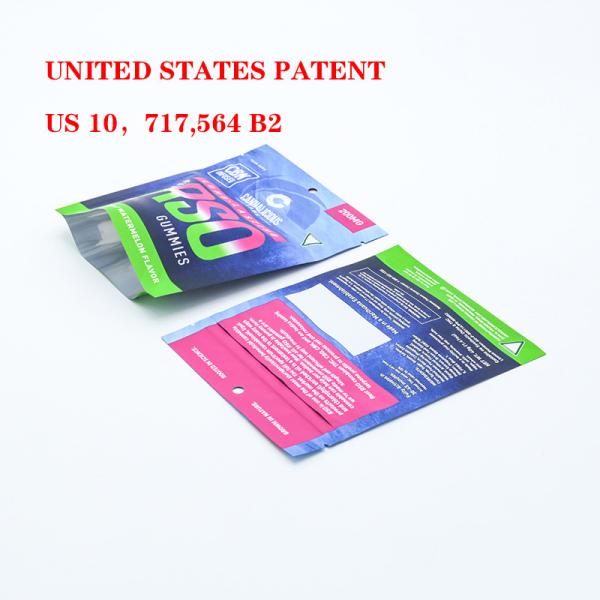 Custom Odor-Proof, Child-Safe Mylar Bags For Tobacco Packaging With Secure Plastic Zip Lock
