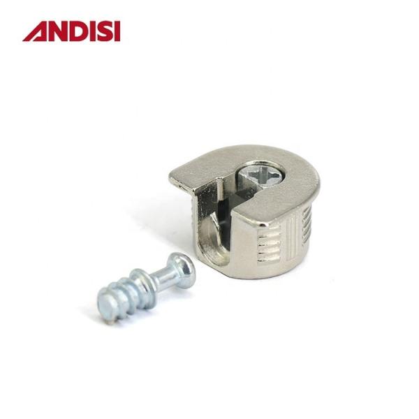 13mm Height Zinc Alloy Cabinet Connector Cam Lock Housing for Wood Joint Rafix Connector