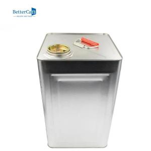 Пустой серебряный датчик ведер 0.28mm-0.35mm металла квадрата консервных банок 18L 20L краски