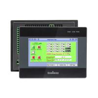 PLC 32K combiné de 4,3 HMI intégré par pouce fait un pas l'écran tactile Rs232