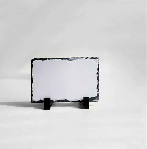 In Stock, Rectangle 15x20cm Sublimation Rock Slate Custom Printing and Personalized Gifts, Glossy&Matte Finish Available