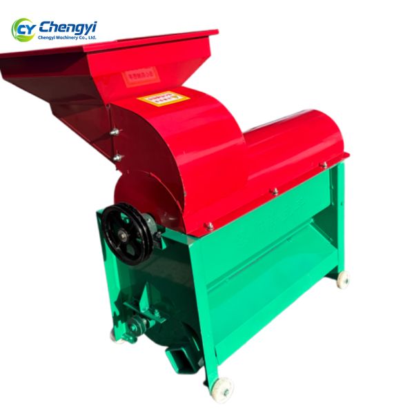 Hammer Corn Thresher Machine Durable Maize Shelling Farm Processing Equipment