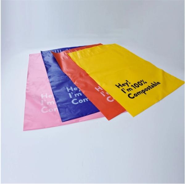 Biodegradable Mailer Bag Compostable Poly Bags Gravure Printing For Garment