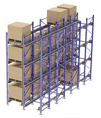 Cold Food Industrial Heavy Duty Metal Storage Racks Drive In Rack