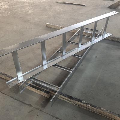 Ladder Rung Galvanised Steel Trough Type Cable Tray 3m-6m Length For Industrial And Heavy Duty
