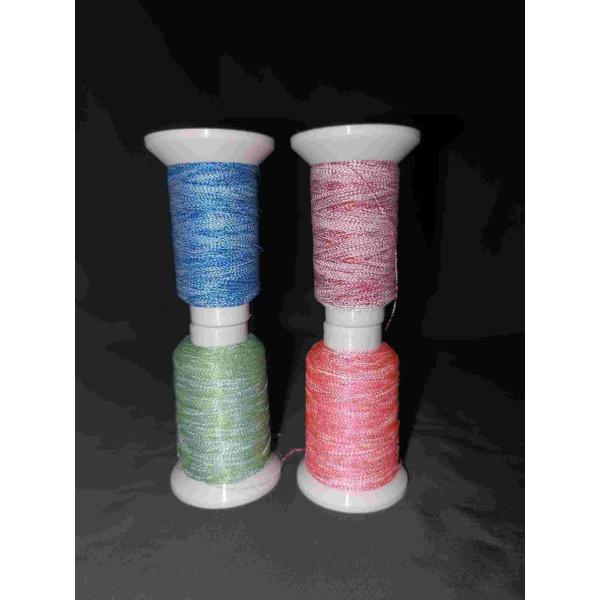 Зеленая отражательная видимость вязать пряжи потока высокая для шляпы сумки одежды логотипа футболок